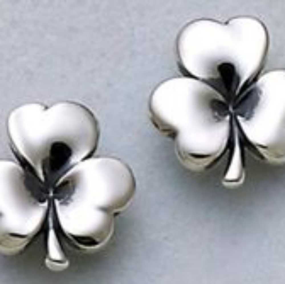 James Avery Shamrock Earrings